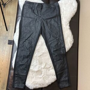 NEW York & Company pleather & knit pants (007)